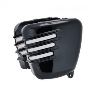 Bonne Ribbed Side Panels - Gloss Black
