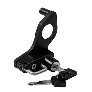 Left Side Shock Mount Helmet Lock and Keys