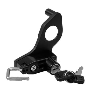 Left Side Shock Mount Helmet Lock and Keys