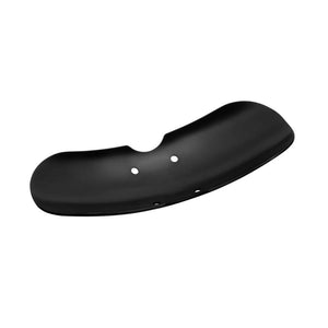 Shorty - Bobbed Front Mudguard/Fender- Spoke Wheels - Black Anodised Aluminium