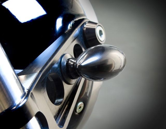 Joker Machine Headlight Brackets - Chrome