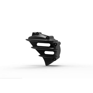 Sprocket Cover - Ribbed - Black - Triumph Bonneville Air Cooled