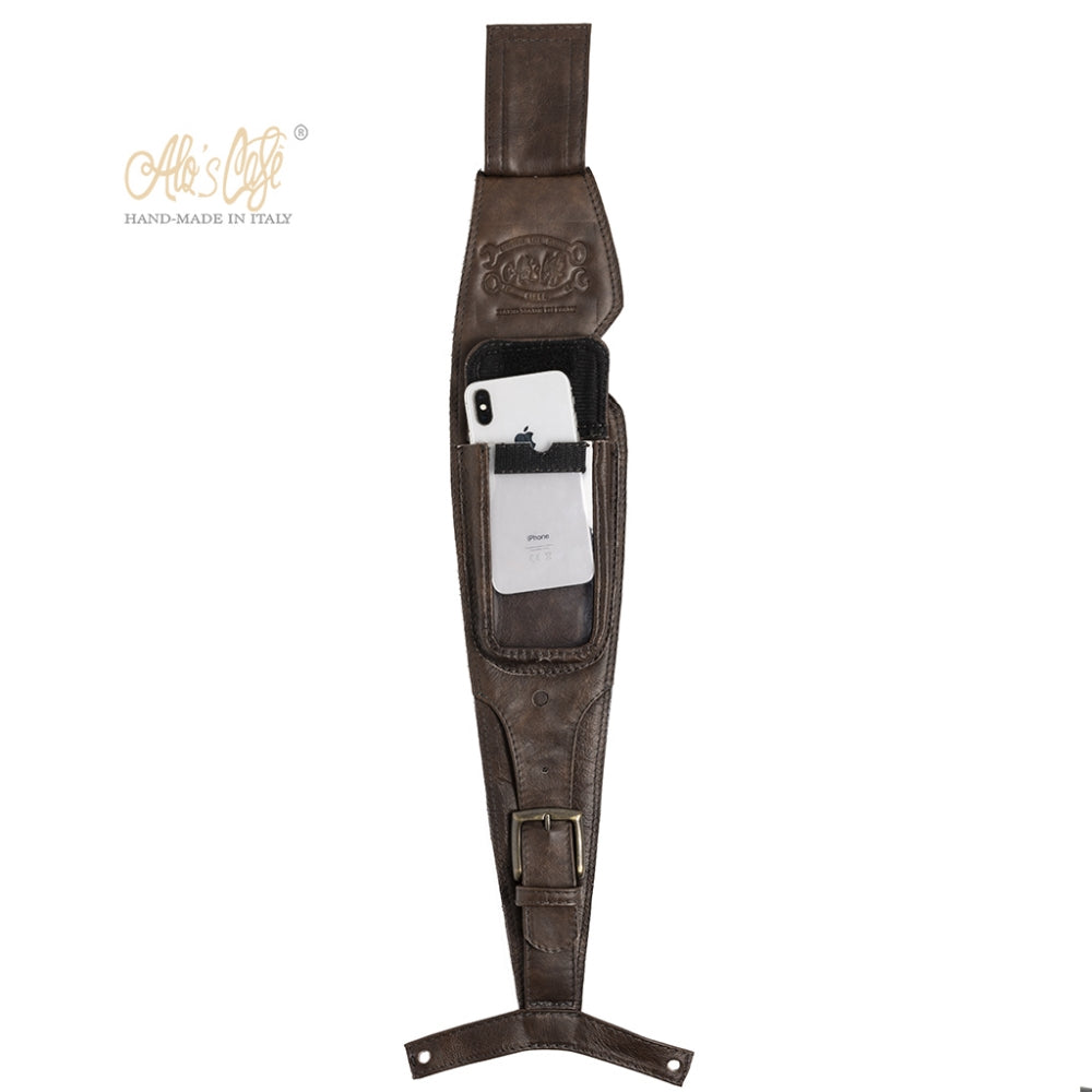 Triumph Bobber Tank strap with IPhone / Smartphone case.