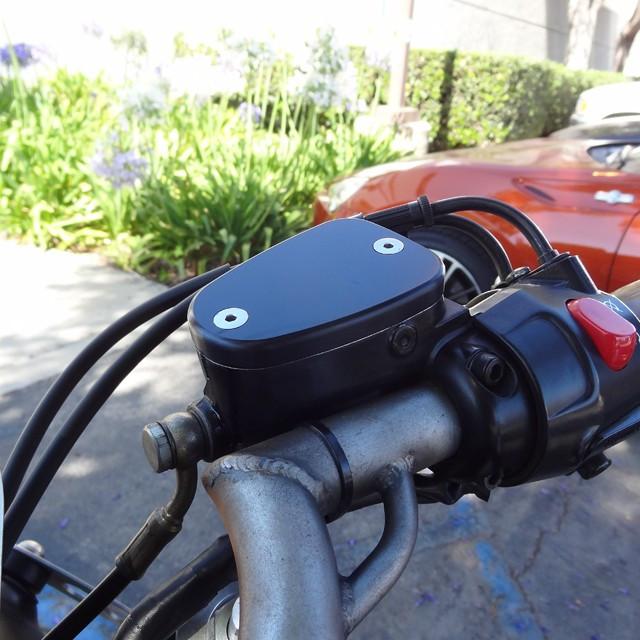 Joker Machine Front Master Cylinder Cover Smooth - Black