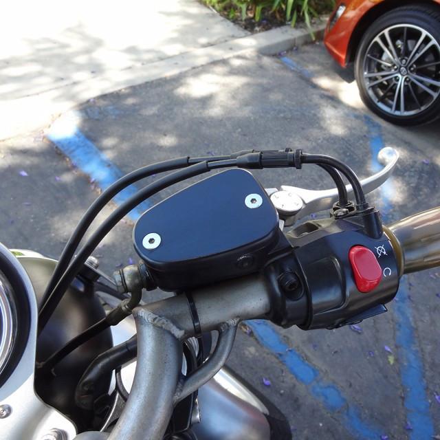 Joker Machine Front Master Cylinder Cover Smooth - Black