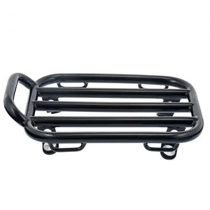 Voyager Rear Rack - for Triumph Bobber/Indian Scout/Harley - Black Powder Coated