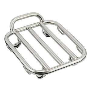 Voyager Rear Rack - for Triumph Bobber/Indian Scout/Harley - Polished