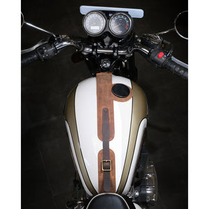 Trip Machine - Moto Exclusive Tank Strap & Utility Pouch - Brown