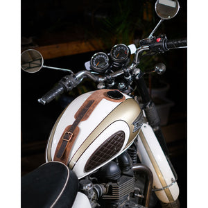 Trip Machine - Moto Exclusive Tank Strap & Utility Pouch - Brown