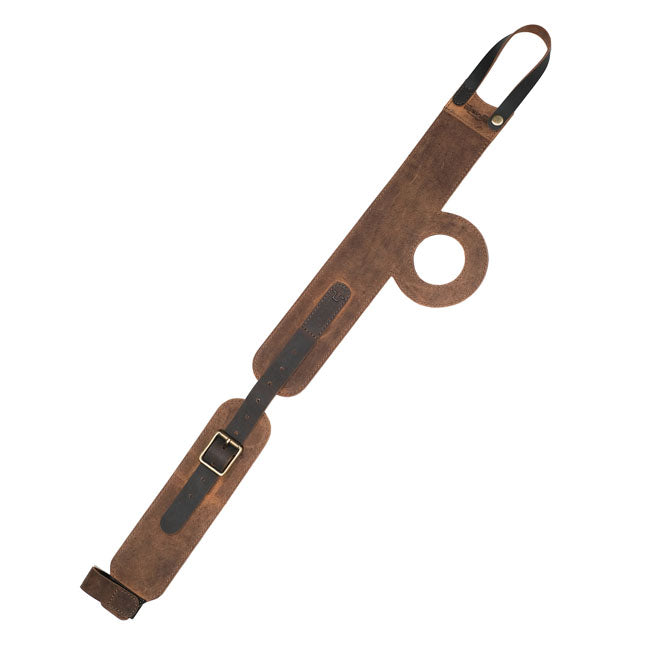 Trip Machine - Moto Exclusive Tank Strap & Utility Pouch - Brown