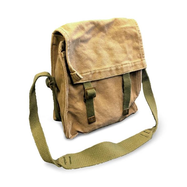 Vintage Style Army Shoulder Bags Khaki or Black Vickers Motorcycle Company
