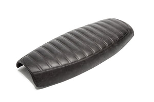 The "Essential" Tuck n Roll Leather Slim Seat - Black