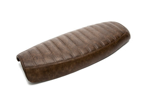 The "Essential" Tuck n Roll Leather Slim Seat - Brown