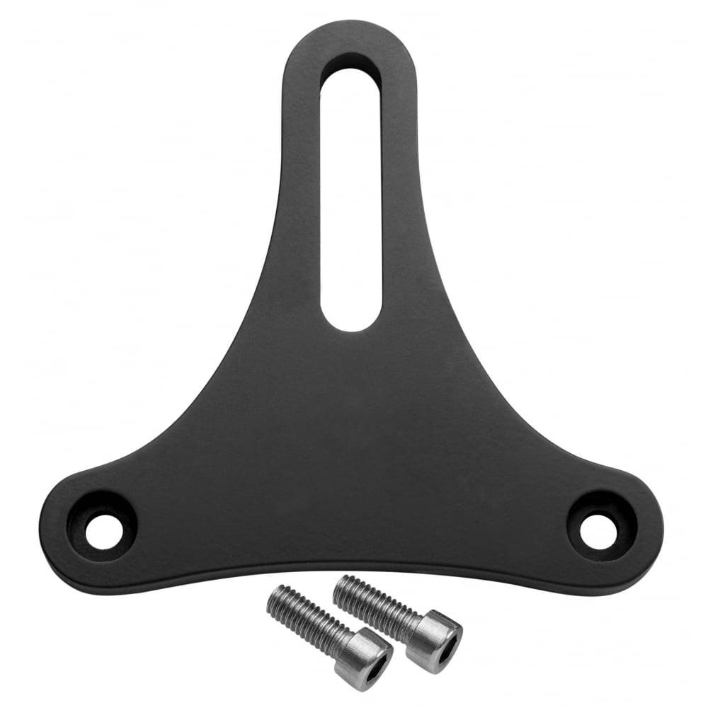 Bates Style Bottom Mount Headlight Bracket - Black