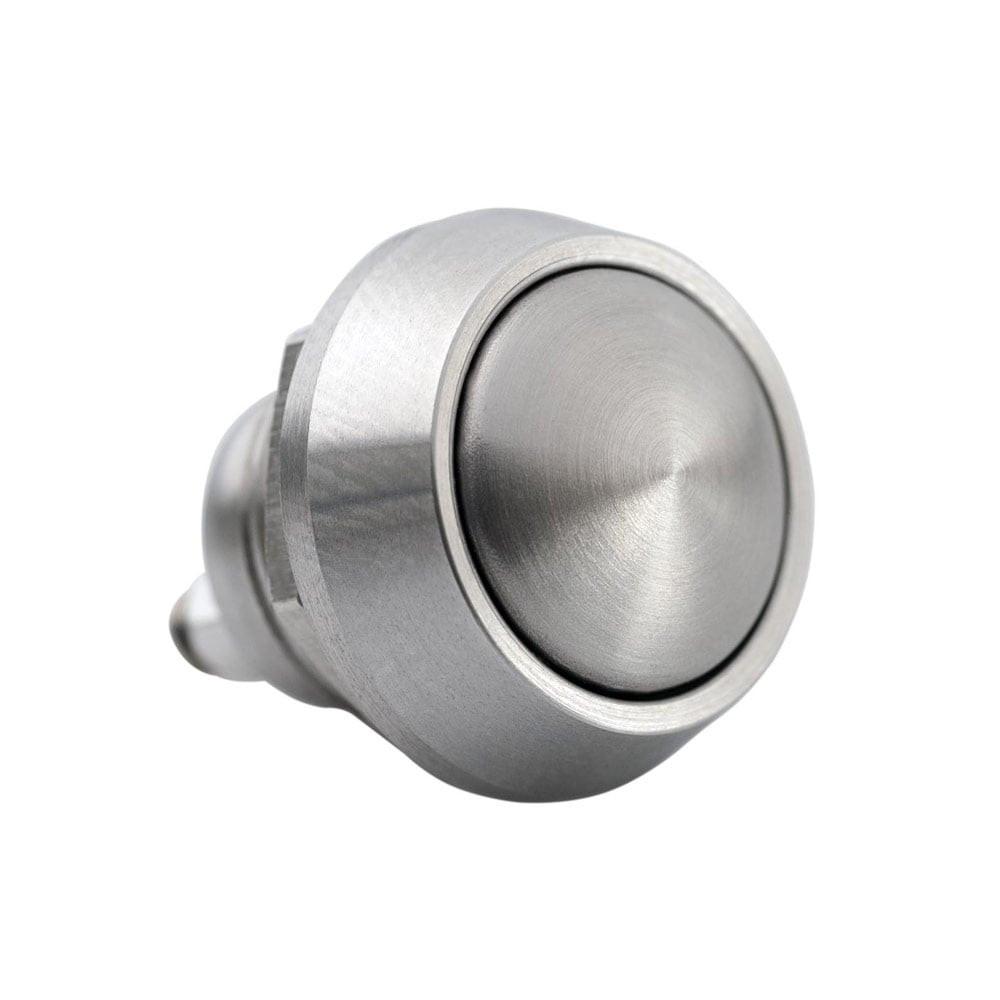 Billet Micro Switch Button - Momentary - M12 - Stainless