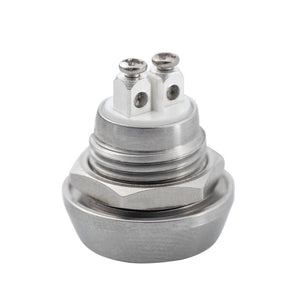 Billet Micro Switch Button - Momentary - M12 - Stainless