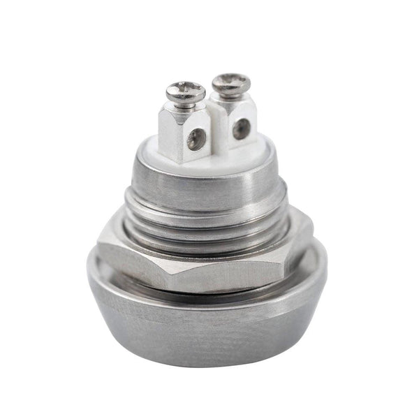 Billet Micro Switch Button - Momentary - M12 - Stainless - Vickers ...