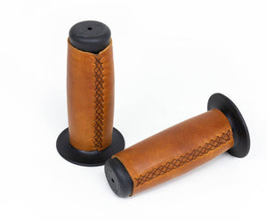 BAAK - Leather covered handlebar grips