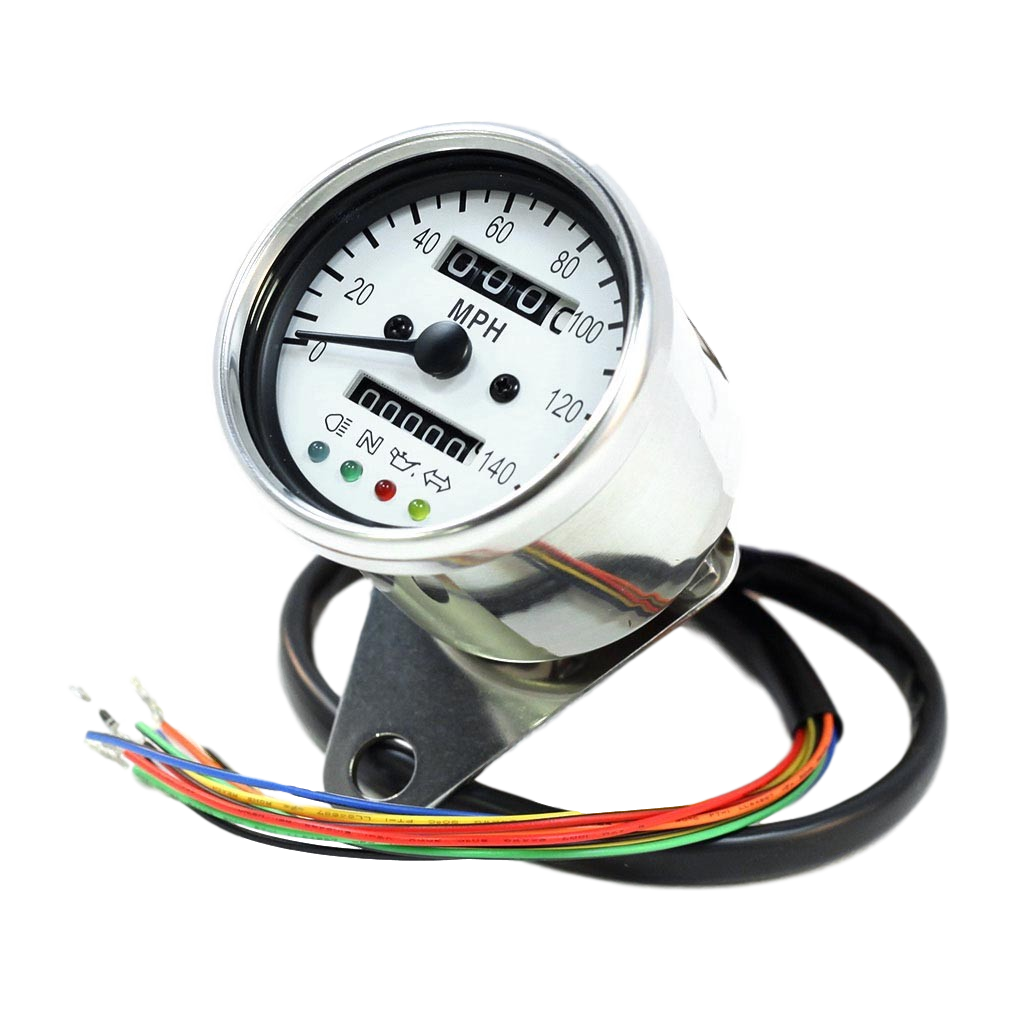 Mini Speedo (LED) 2:1 MPH - Vickers Motorcycle Co. - a Retro Culture brand