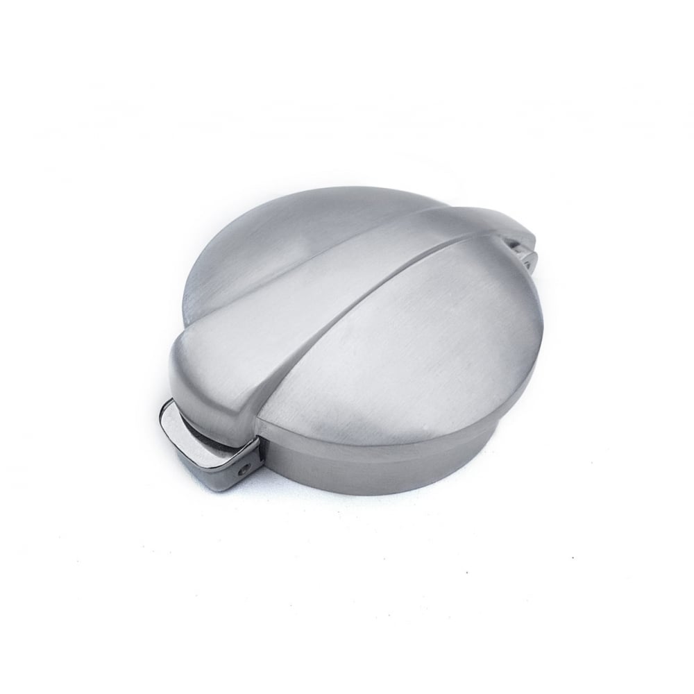 Monza Flip Up Gas Tank Cap 2.5"/62mm - Brushed