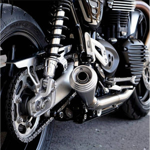 Saturn V - Exhaust System - Triumph Speed Twin / Thruxton - Brushed