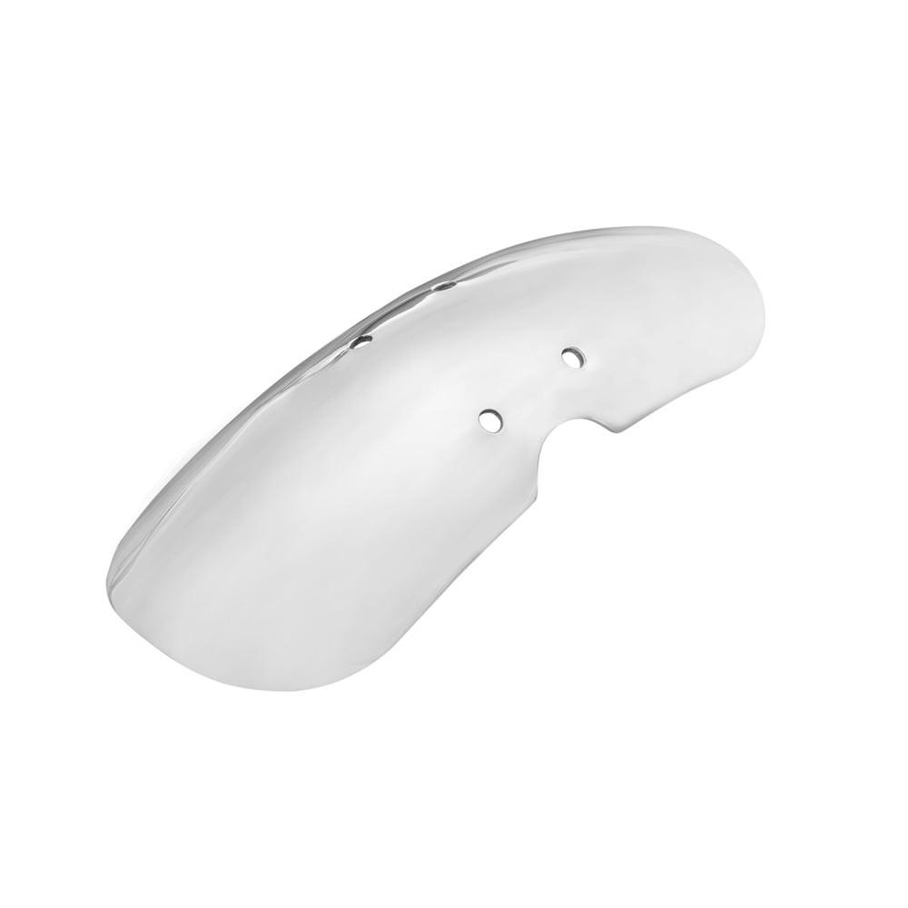 Shorty - Front Mudguard - Spoke Wheels - Polished Aluminium