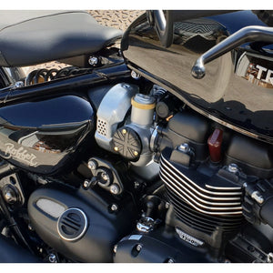 TPS Carb/Throttle Body Cover - Union Jack design - Black