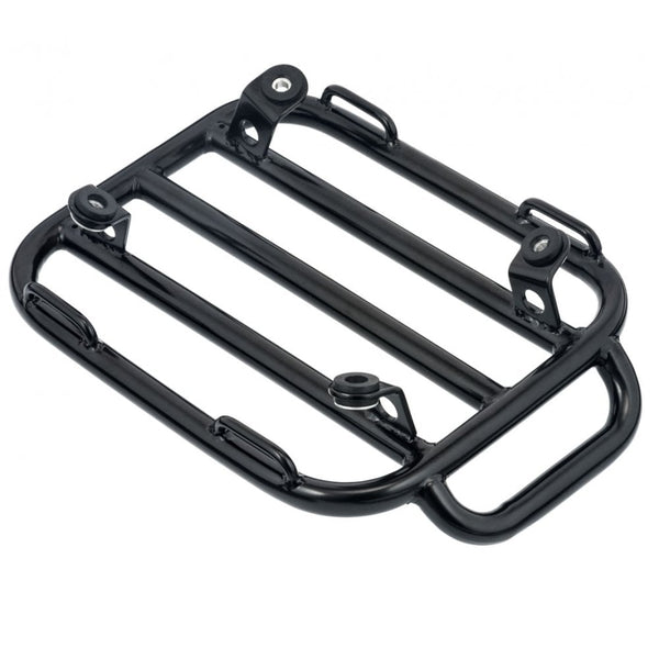 Voyager Rear Rack - for Triumph Bobber/Indian Scout/Harley - Black Pow ...