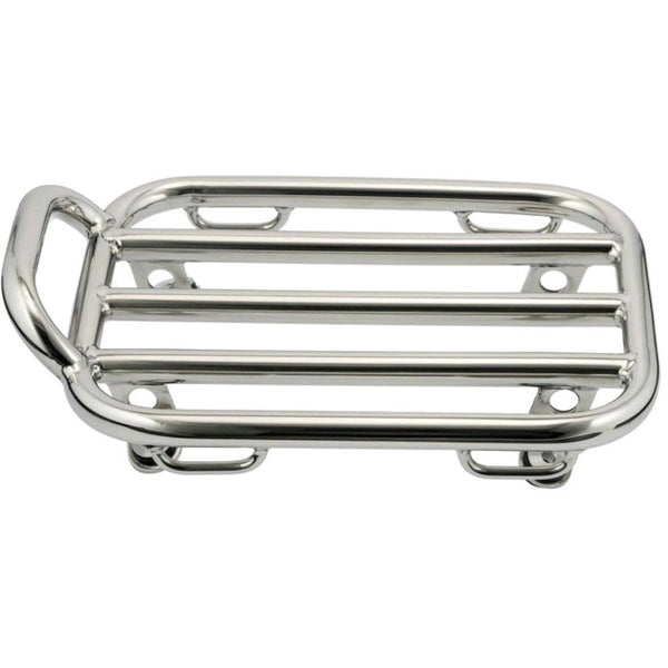 Voyager Rear Rack - for Triumph Bobber/Indian Scout/Harley - Polished ...